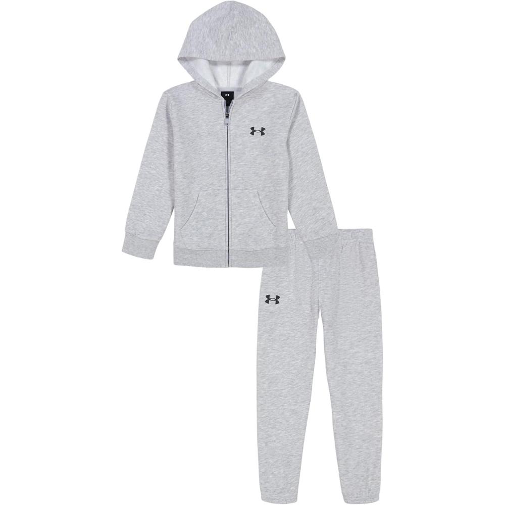 imageUnder Armour boys Short Sleeve Tee and Jogger SetMod Gray Full Zip