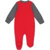 imageUnder Armour Baby Boys Coverall Footie Zipup Closure Logo ampamp Printed DesignsRed Raglan
