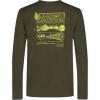imageUnder Armour Boys Outdoor Long Sleeve Tee Stylish Crew Neckline Cute Full FitExpedition Green FrontBack Tee
