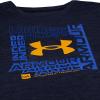 imageUnder Armour Boys Outdoor Long Sleeve Tee Stylish Crew Neckline Cute Full FitMidnight Navy Twist Tech Logo Frame