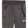 imageUnder Armour Boys Pennant Tapered Track Pants Jogger Style Sweatpants with Zipper PocketsCharcoal  Core