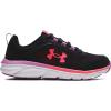 imageUnder Armour UnisexBaby Grade School Assert 9 Running Shoe002 BlackJellyfishBlitz Red