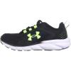 imageUnder Armour UnisexBaby Grade School Assert 9 Running Shoe006 BlackStatic BlueLime Surge