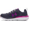 imageUnder Armour UnisexBaby Grade School Assert 9 Running Shoe501 Tempered SteelPink FogStrobe