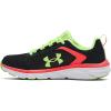 imageUnder Armour UnisexBaby Grade School Assert 9 Running ShoeBlack 001Quirky Lime