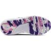 imageUnder Armour UnisexBaby Grade School Assert 9 Running ShoeGray Wolf 100Pacific Purple