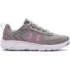 imageUnder Armour UnisexBaby Grade School Assert 9 Running ShoeGray Wolf 100Pacific Purple