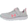 imageUnder Armour UnisexBaby Grade School Assert 9 Running ShoeHalo Gray 100White