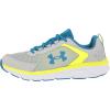 imageUnder Armour UnisexBaby Grade School Assert 9 Running ShoeMod Gray 104Cruise Blue