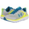 imageUnder Armour UnisexBaby Grade School Assert 9 Running ShoeMod Gray 104Cruise Blue
