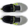 imageUnder Armour UnisexChild Pre School Assert 10 Alternate Closure102 Mod GrayBlackHigh Vis Yellow