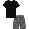 imageUnder Armour babygirls Ua Terrazzo Leopard Heart SetShort SetBlack Checker