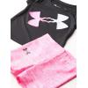 imageUnder Armour babygirls Ua Terrazzo Leopard Heart SetShort SetBlack S21