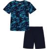 imageUnder Armour babygirls Ua Terrazzo Leopard Heart SetShort SetBlue Surf Seafoam