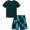 imageUnder Armour babygirls Ua Terrazzo Leopard Heart SetShort SetHydro Teal Blur