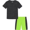 imageUnder Armour babygirls Ua Terrazzo Leopard Heart SetShort SetPitch Gray Dropback