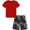 imageUnder Armour babygirls Ua Terrazzo Leopard Heart SetShort SetRedBlack Blur