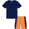 imageUnder Armour babygirls Ua Terrazzo Leopard Heart SetShort SetRoyal Dropback