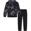 imageUnder Armour boys Hoodie Set Bottoms ampamp Hoodie Lightweight ampamp Relaxed Fit Zip UpBlack All Over Print