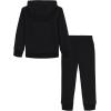 imageUnder Armour boys Hoodie Set Bottoms ampamp Hoodie Lightweight ampamp Relaxed Fit Zip UpBlack Big Logo
