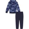 imageUnder Armour boys Hoodie Set Bottoms ampamp Hoodie Lightweight ampamp Relaxed Fit Zip UpNavy Marble