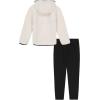 imageUnder Armour boys Hoodie Set Bottoms ampamp Hoodie Lightweight ampamp Relaxed Fit Zip UpWhite Clay Sherpa