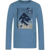 Blue Smoke Grid Scap Graphic Tee Blue Smoke Grid Scap Graphic Tee