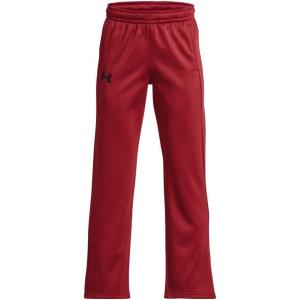 imageUnder Armour Boys Armourfleece Straight Leg Pant610 Stadium Red   Black