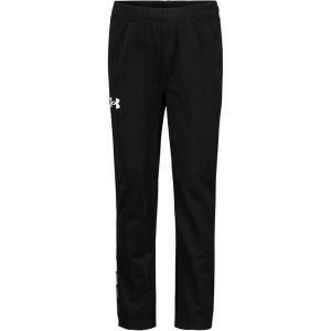 imageUnder Armour Boys Brawler Joggers Sweatpants with Elastic Waistband ampamp Pant Leg Logo DesignBlackWhite Logo
