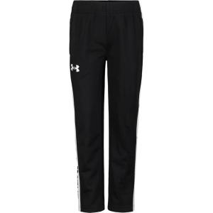 imageUnder Armour Boys Brawler Joggers Sweatpants with Elastic Waistband ampamp Pant Leg Logo DesignBlackWhite Panel