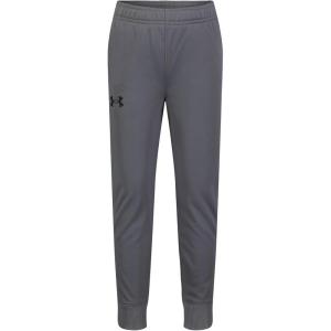 imageUnder Armour Boys Brawler Joggers Sweatpants with Elastic Waistband ampamp Pant Leg Logo DesignGrayBlack