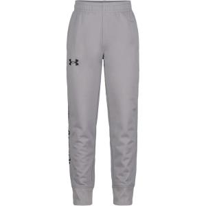 imageUnder Armour Boys Brawler Joggers Sweatpants with Elastic Waistband ampamp Pant Leg Logo DesignMod Gray  Core