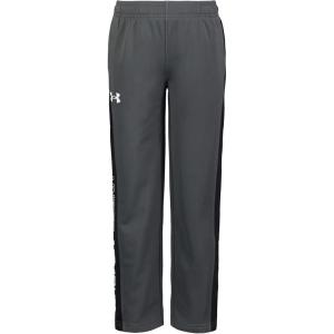 imageUnder Armour Boys Brawler Joggers Sweatpants with Elastic Waistband ampamp Pant Leg Logo DesignPitch Gray Black  Tapered
