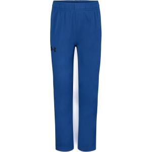 imageUnder Armour Boys Brawler Joggers Sweatpants with Elastic Waistband ampamp Pant Leg Logo DesignTech BlueBlack Logo