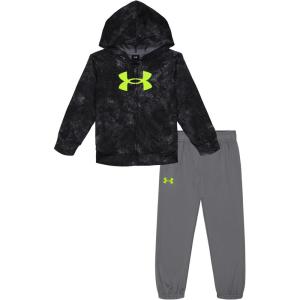 imageUnder Armour Boys Outdoor Long Sleeve Tee Stylish Crew Neckline Cute Full FitBlack Erode Print