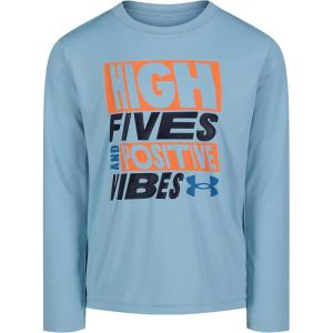 imageUnder Armour Boys Outdoor Long Sleeve Tee Stylish Crew Neckline Cute Full FitBlizzard  High Five