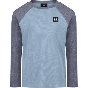 imageUnder Armour Boys Outdoor Long Sleeve Tee Stylish Crew Neckline Cute Full FitBlue