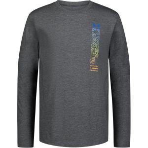 imageUnder Armour Boys Outdoor Long Sleeve Tee Stylish Crew Neckline Cute Full FitCastlerock  Vertical Logo