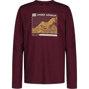 imageUnder Armour Boys Outdoor Long Sleeve Tee Stylish Crew Neckline Cute Full FitCordova Atlas