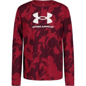 imageUnder Armour Boys Outdoor Long Sleeve Tee Stylish Crew Neckline Cute Full FitCordova Plume Wave