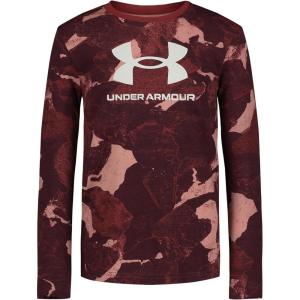 imageUnder Armour Boys Outdoor Long Sleeve Tee Stylish Crew Neckline Cute Full FitEarthen Rock Shades