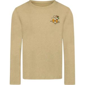 imageUnder Armour Boys Outdoor Long Sleeve Tee Stylish Crew Neckline Cute Full FitField Khaki