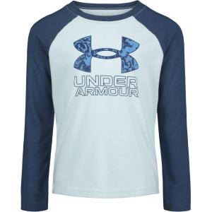 imageUnder Armour Boys Outdoor Long Sleeve Tee Stylish Crew Neckline Cute Full FitFuse Teal Camo
