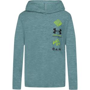 imageUnder Armour Boys Outdoor Long Sleeve Tee Stylish Crew Neckline Cute Full FitJasper Blue
