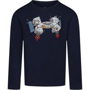 imageUnder Armour Boys Outdoor Long Sleeve Tee Stylish Crew Neckline Cute Full FitMidnight Navy