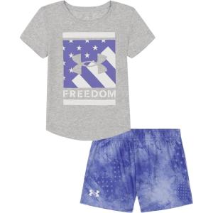 imageUnder Armour Boys Outdoor Long Sleeve Tee Stylish Crew Neckline Cute Full FitMod Gray Banner