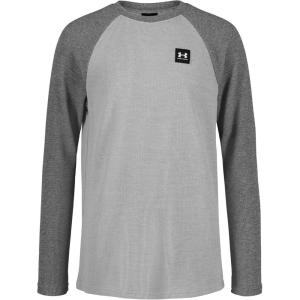 imageUnder Armour Boys Outdoor Long Sleeve Tee Stylish Crew Neckline Cute Full FitMod Gray Thermal