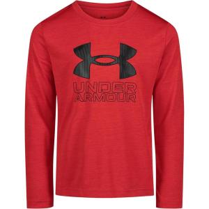 imageUnder Armour Boys Outdoor Long Sleeve Tee Stylish Crew Neckline Cute Full FitRed  Valley Etch