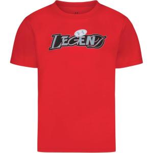 imageUnder Armour Boys Outdoor Long Sleeve Tee Stylish Crew Neckline Cute Full FitRed Legend