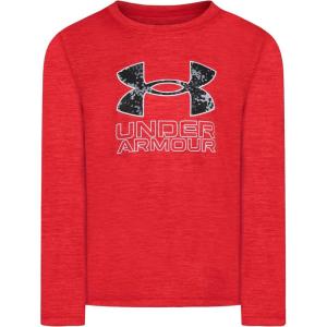 imageUnder Armour Boys Outdoor Long Sleeve Tee Stylish Crew Neckline Cute Full FitRed Twist